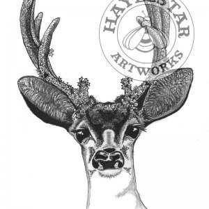 Deer Signed Original Print