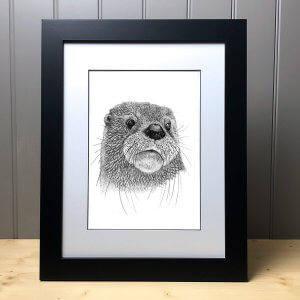 Otter Signed Original Print